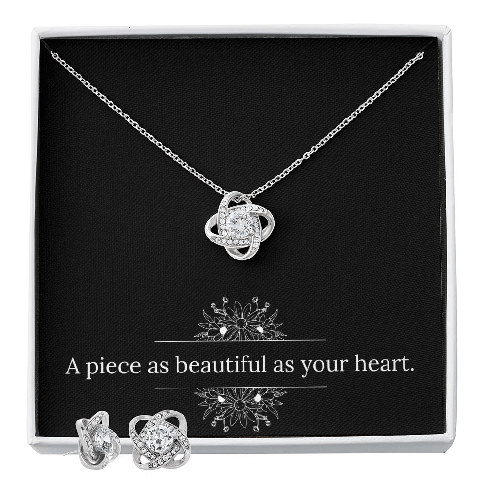 Knot Necklace & Earrings