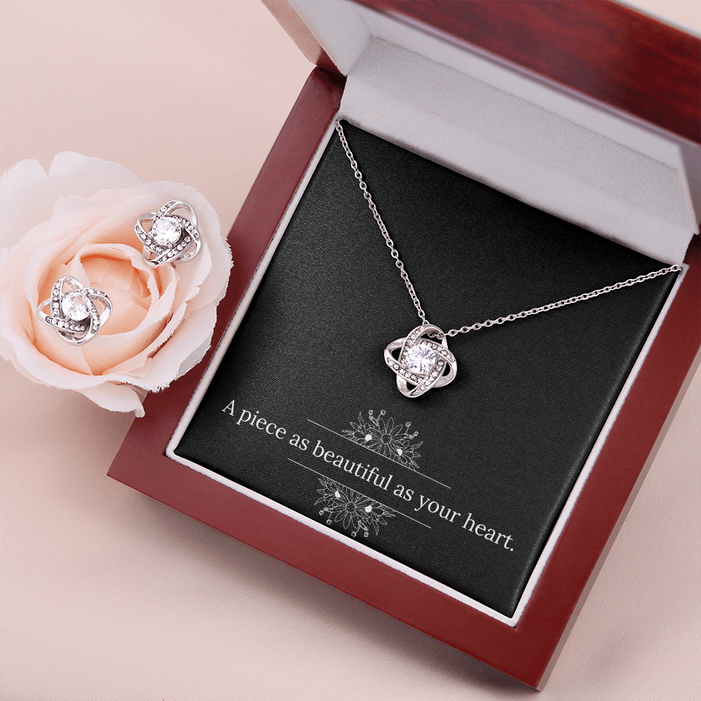 Knot Necklace & Earrings