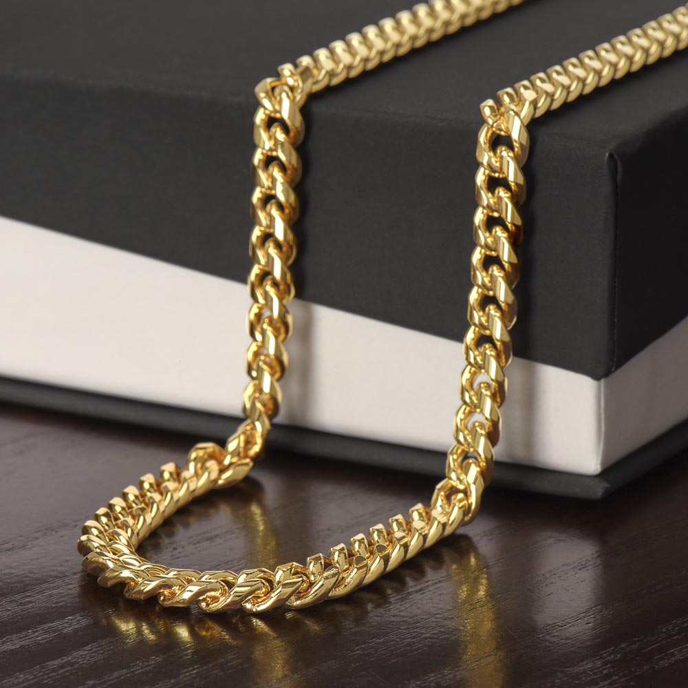 Class of 2026 Graduation Gift For Son, Cuban Link Chain Necklace, Men's Necklace