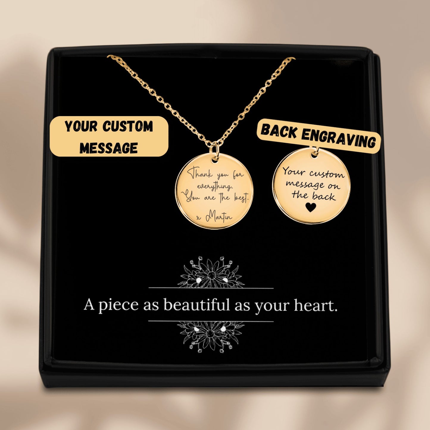 Custom Message Necklace