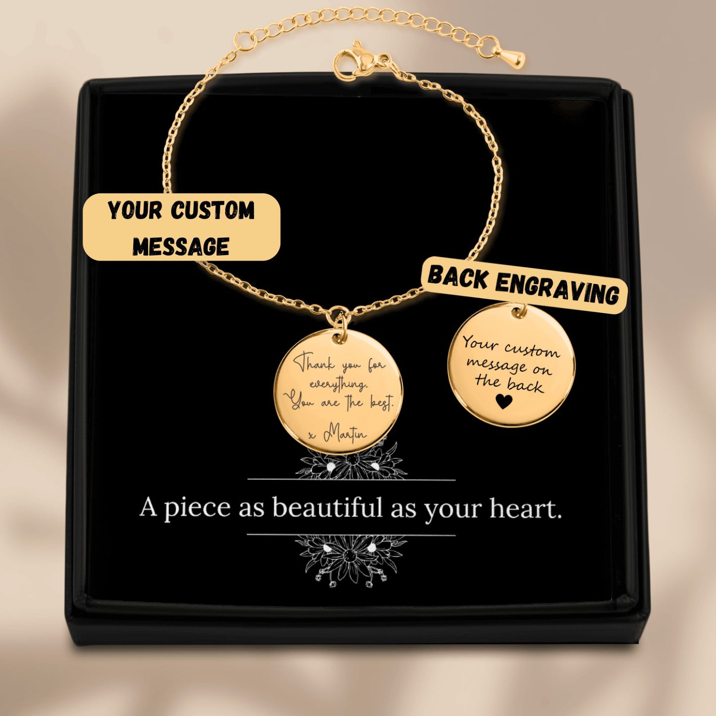 Custom Message Bracelet