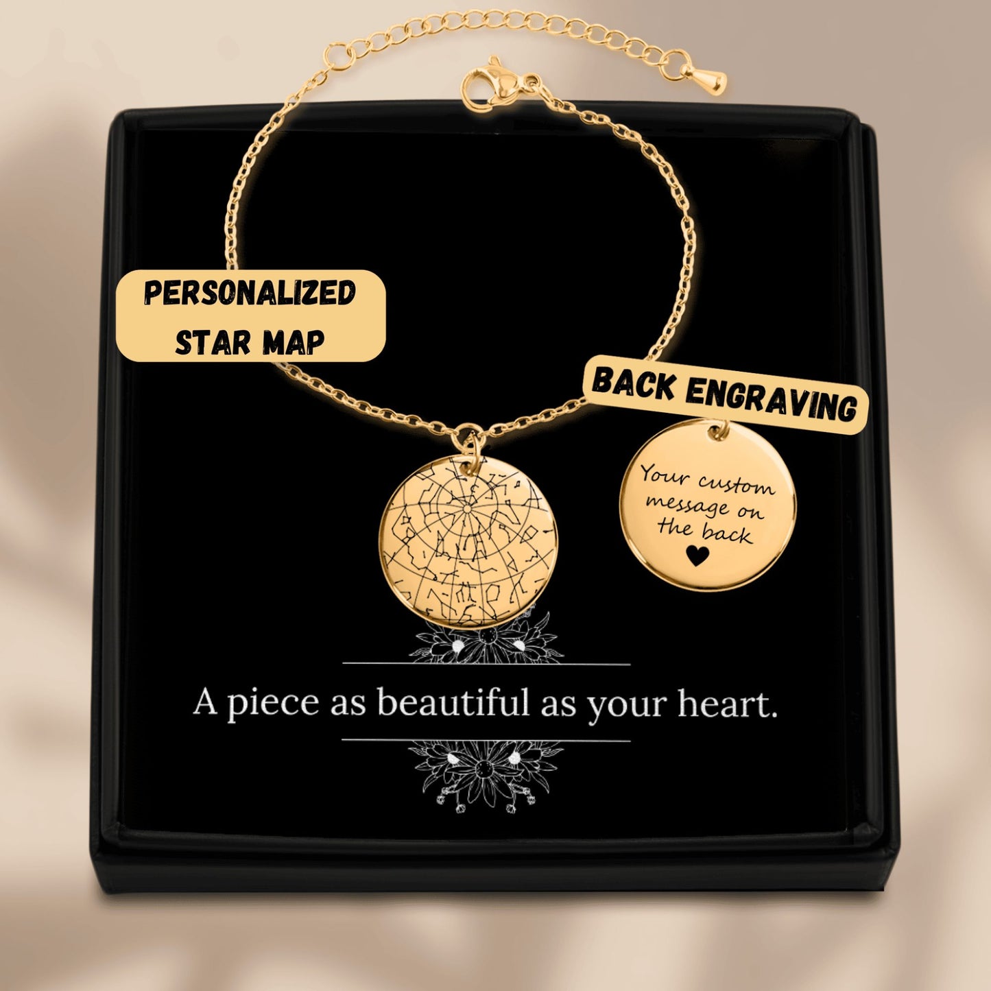 Custom Star Map Bracelet