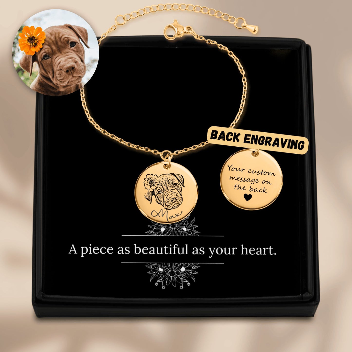 Dog Portrait Bracelet