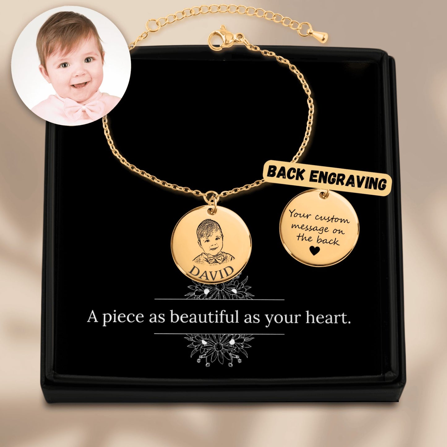Baby Portrait Bracelet