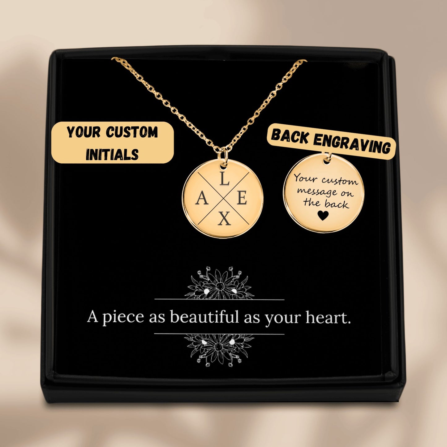 Custom Initials Necklace