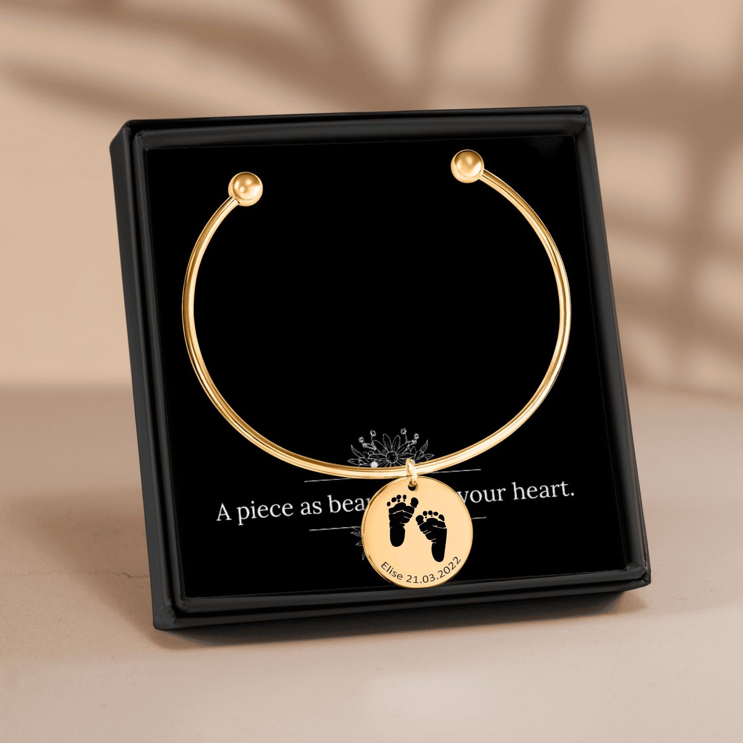 Feet Print Bangle