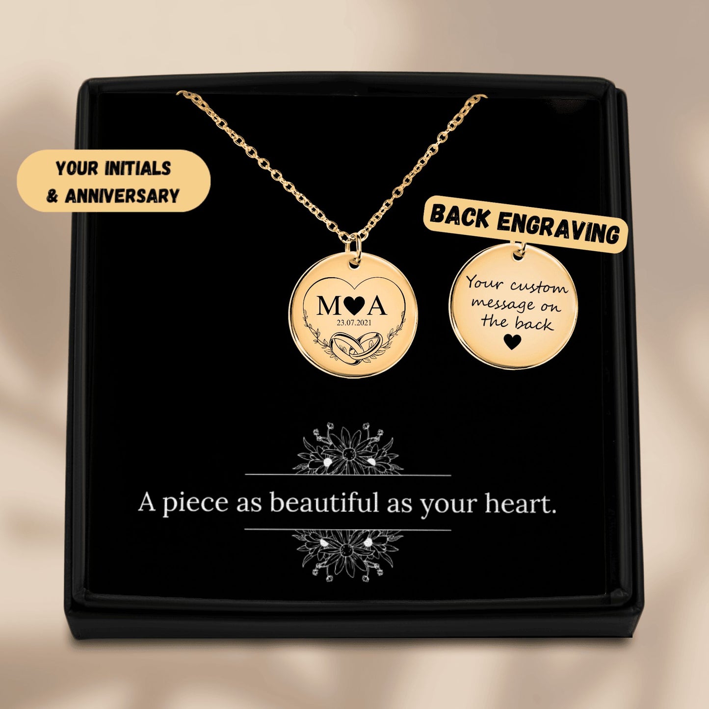 Eternal Love Initials Necklace