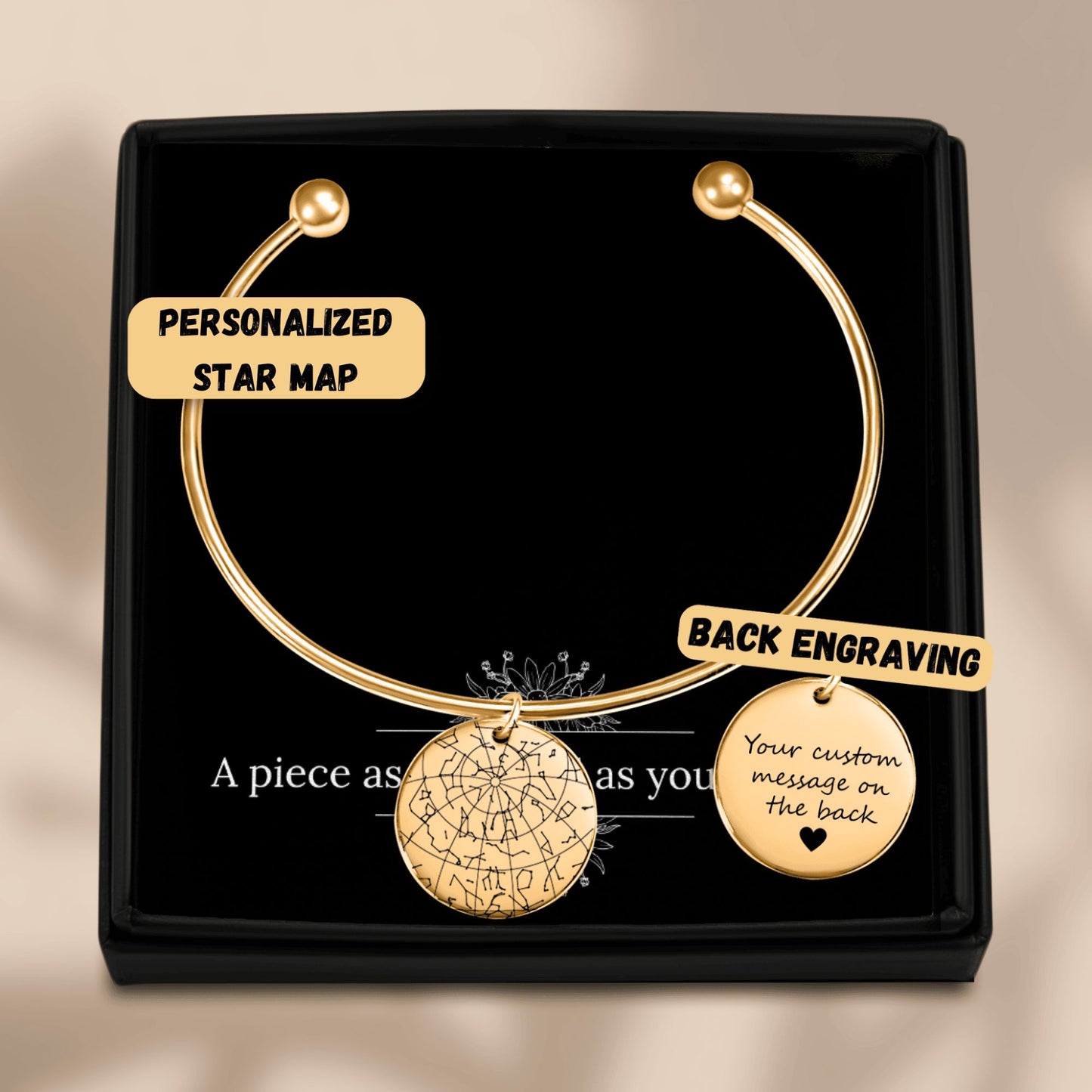 Custom Star Map Bangle
