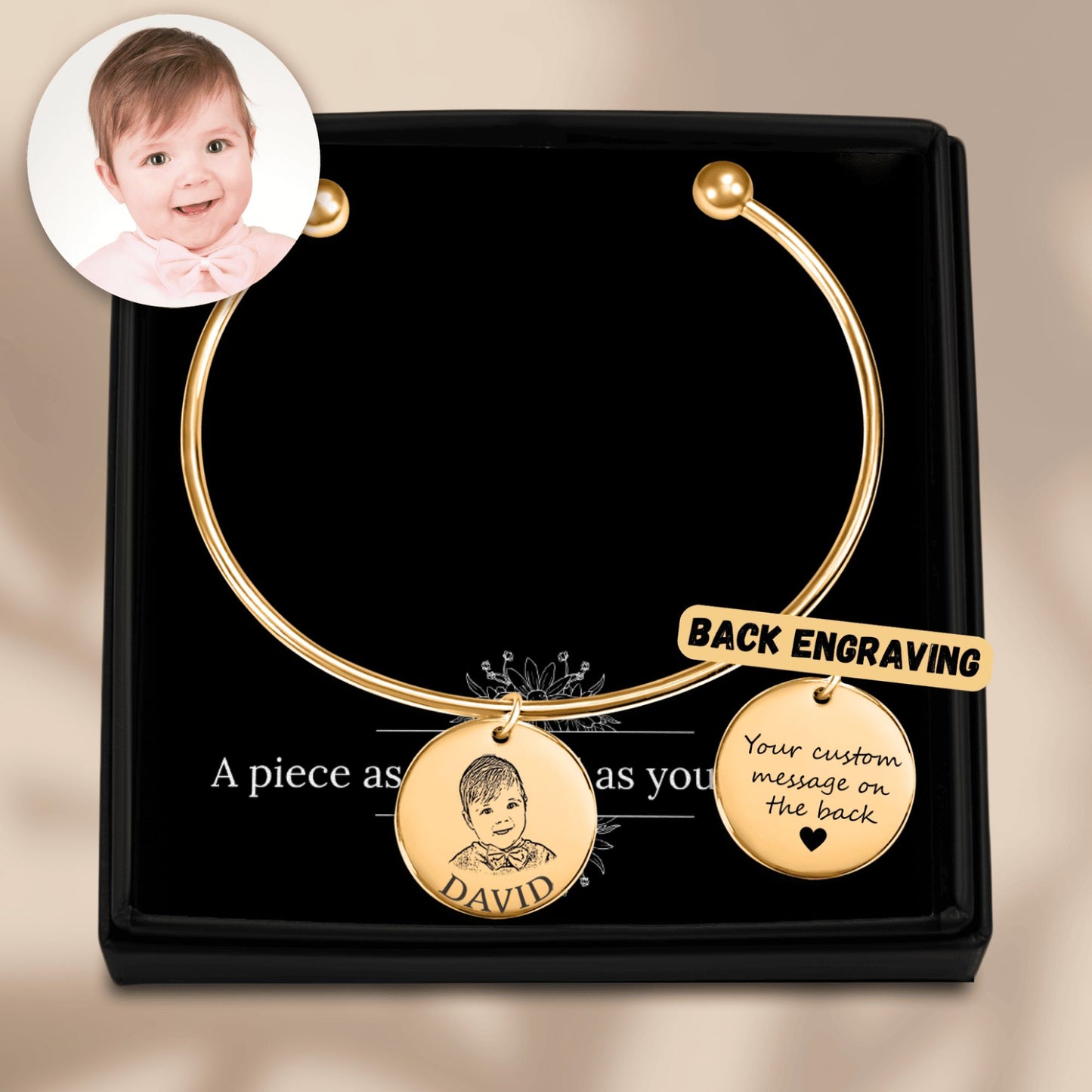 Baby Portrait Bangle
