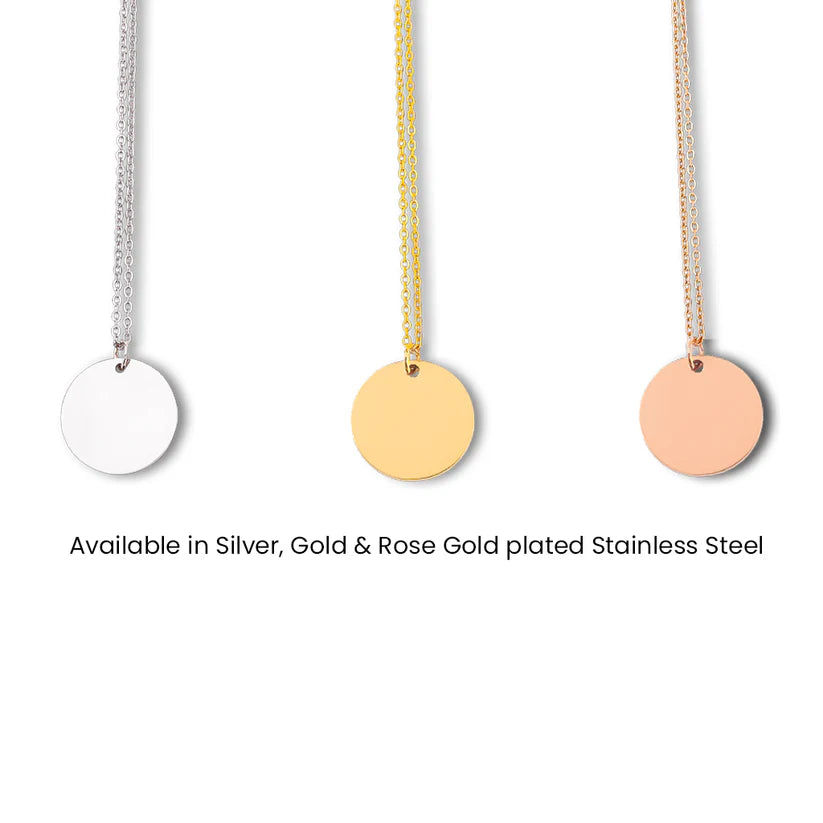 Actual Feet Print Necklace