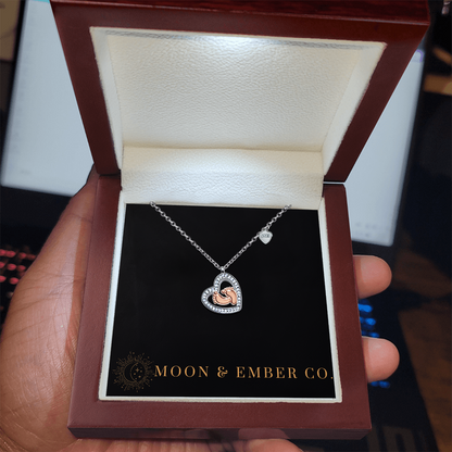 Baby Feet w/Heart Necklace