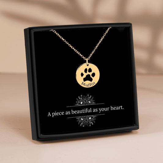Paw Print Necklace