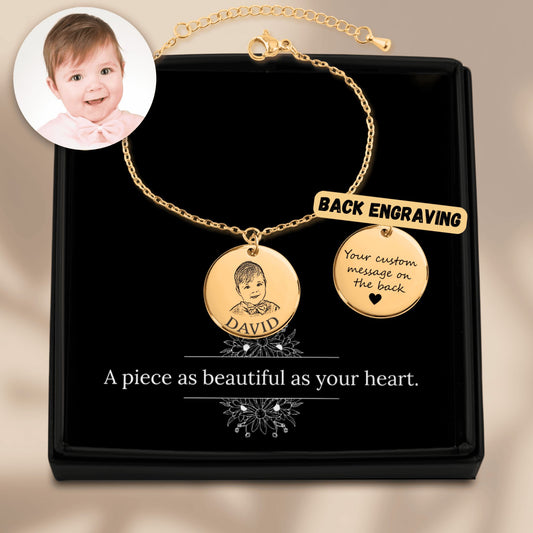 Baby Portrait Bracelet