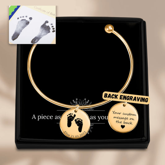 Feet Print Bangle